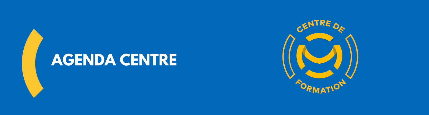 Bannière formation Agenda centre