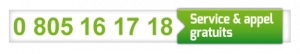 Numéro Vert 0805 16 17 18