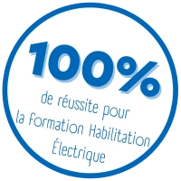 100% de réussite formation habilitation électrique