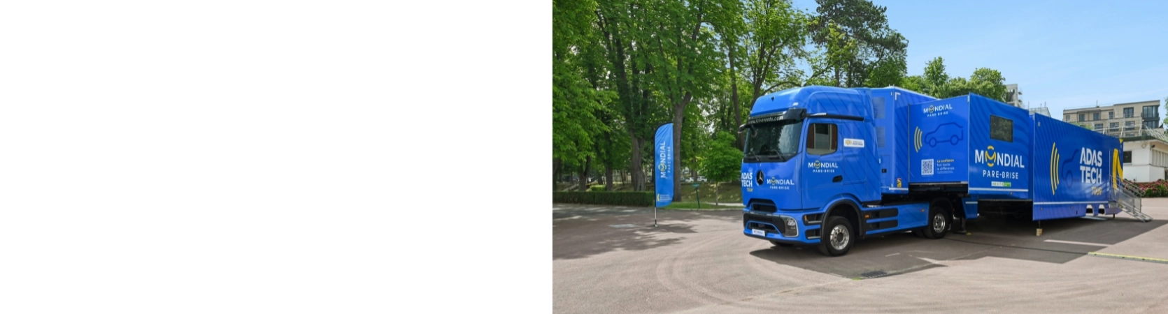 Camion Mondial Pare-Brise pour l'ADAS TECH TOUR